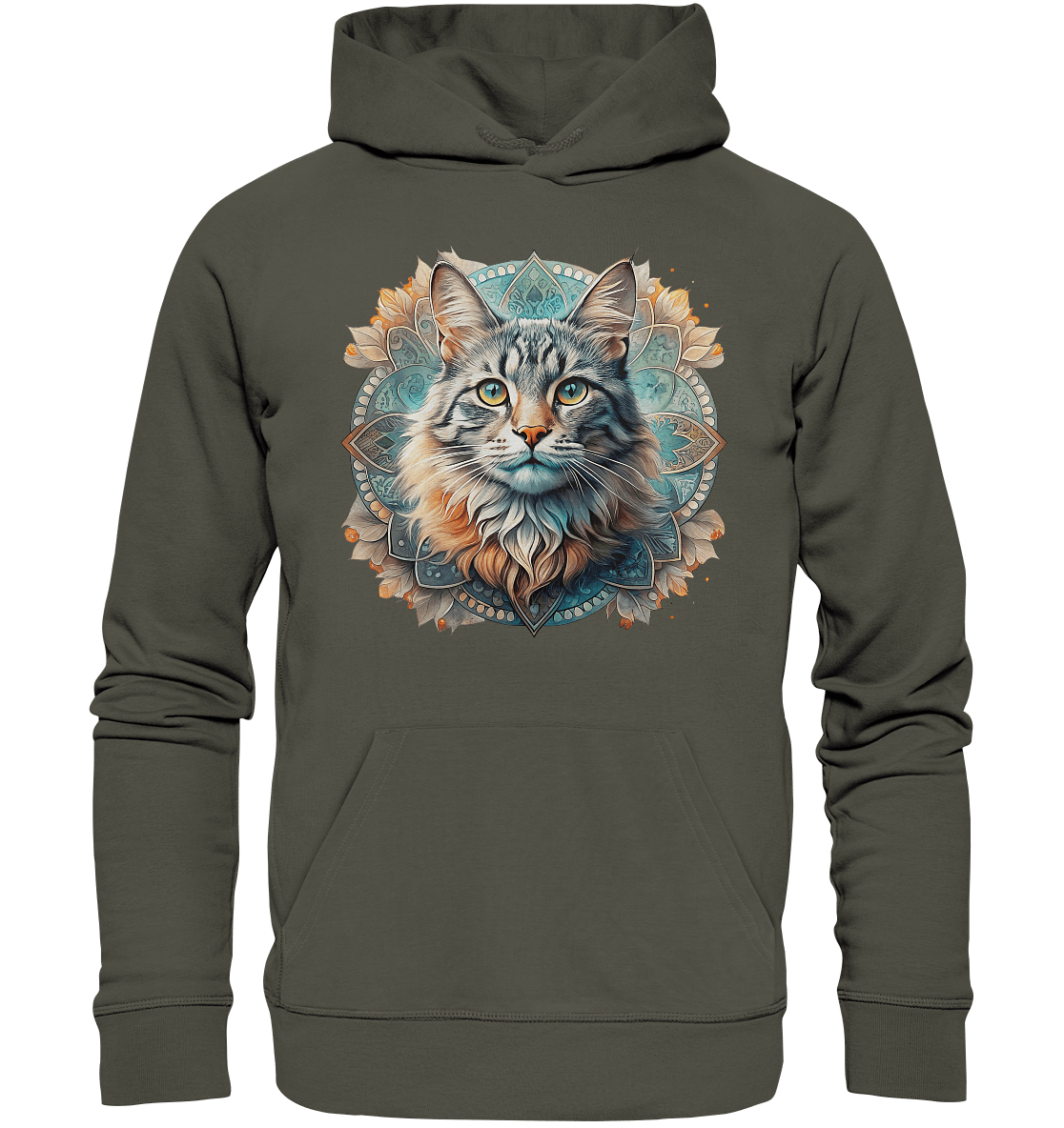 Mystic Cat - Organic Hoodie - ArtfulShenwyn