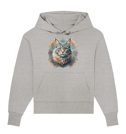 Mystic Cat - Organic Oversize Hoodie - ArtfulShenwyn