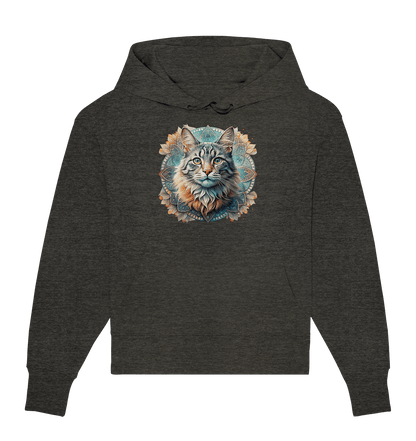 Mystic Cat - Organic Oversize Hoodie - ArtfulShenwyn