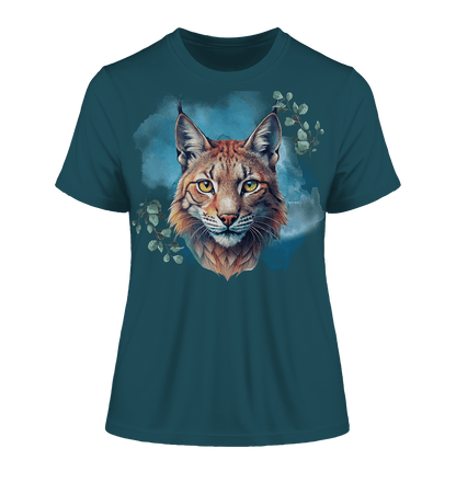 Mystic Lynx - Fitted Ladies Organic Shirt - ArtfulShenwyn