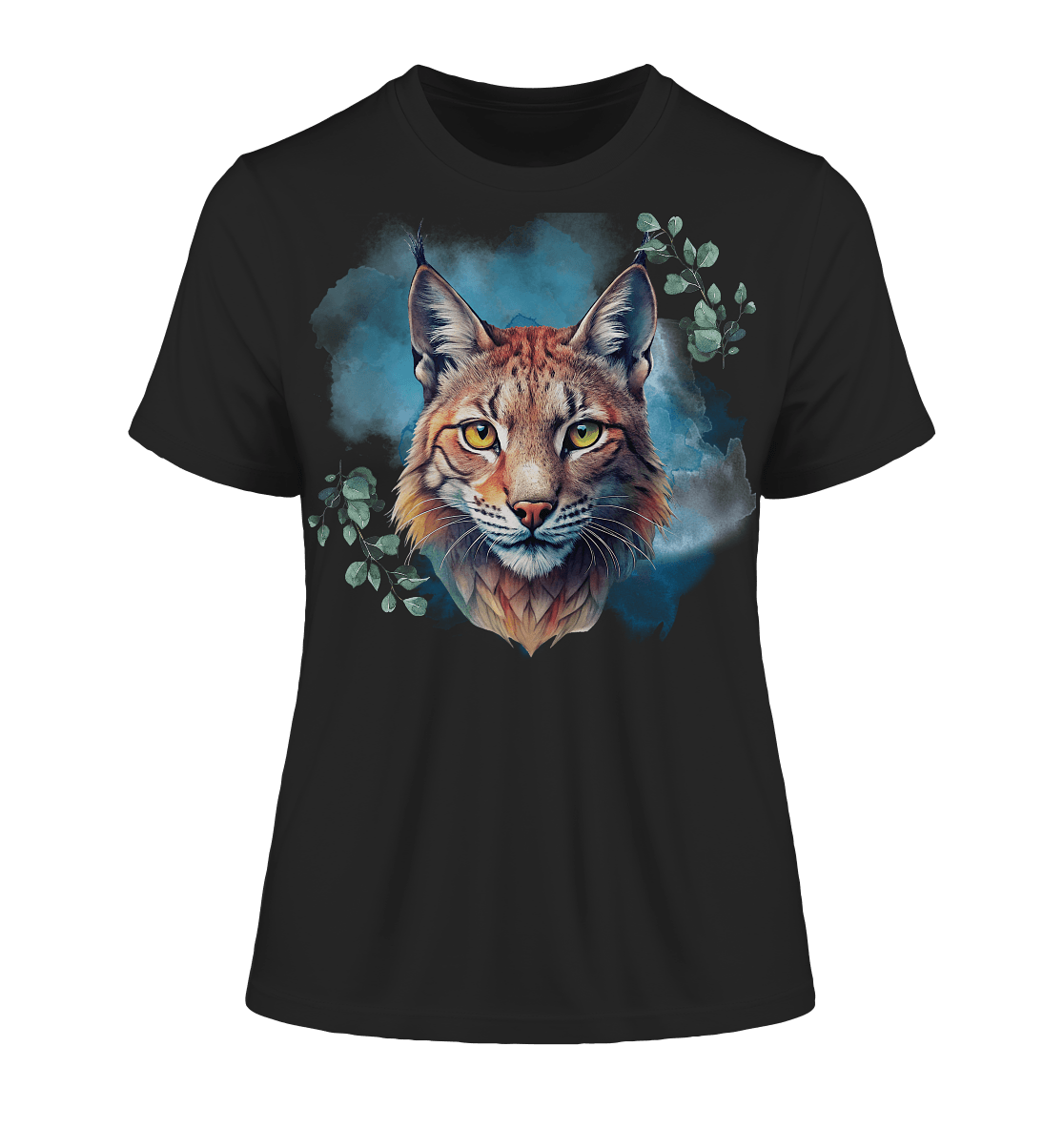 Mystic Lynx - Fitted Ladies Organic Shirt - ArtfulShenwyn