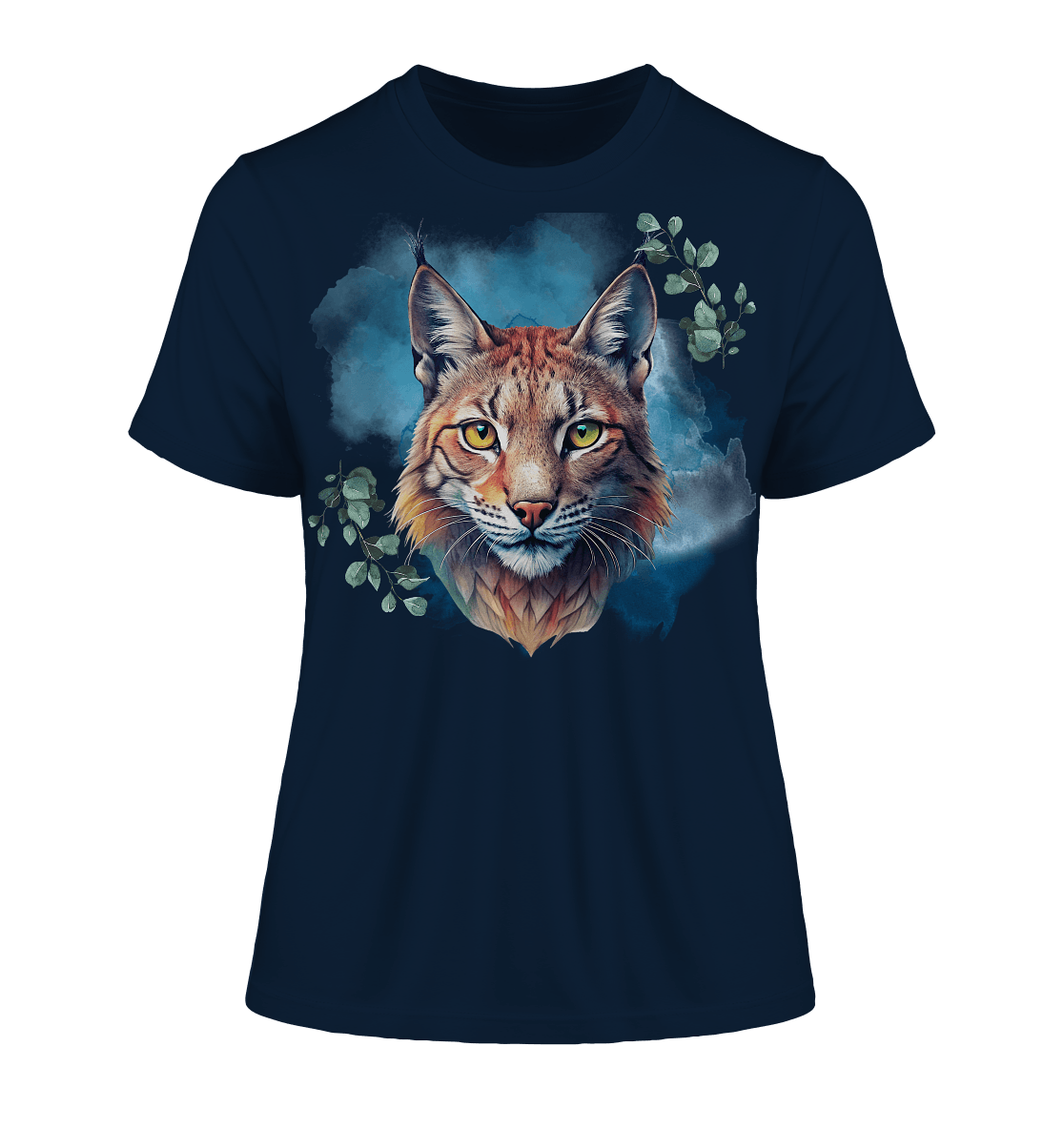 Mystic Lynx - Fitted Ladies Organic Shirt - ArtfulShenwyn