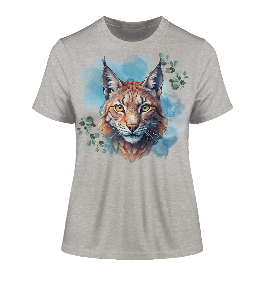 Mystic Lynx - Fitted Ladies Organic Shirt - ArtfulShenwyn