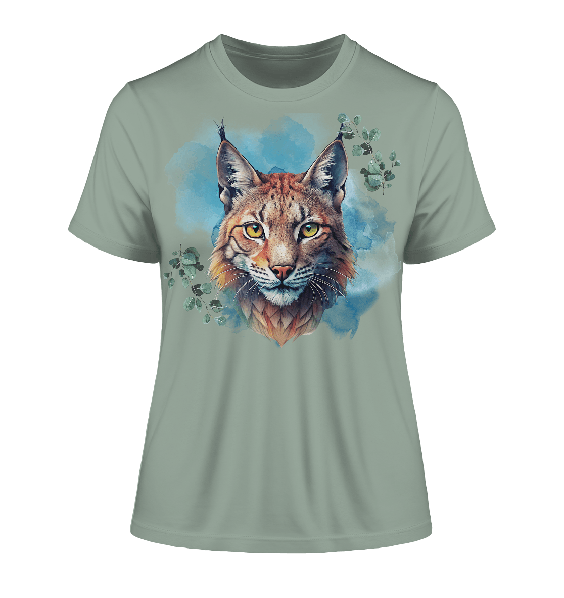 Mystic Lynx - Fitted Ladies Organic Shirt - ArtfulShenwyn