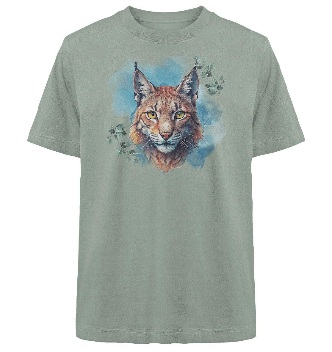 Mystic Lynx - Heavy Oversized Organic Shirt - ArtfulShenwyn