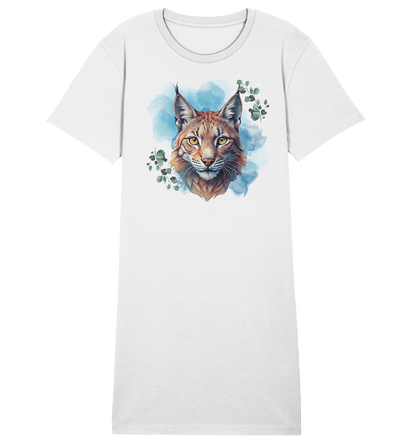 Mystic Lynx - Ladies Organic Shirt Dress - ArtfulShenwyn