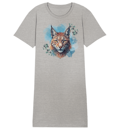 Mystic Lynx - Ladies Organic Shirt Dress - ArtfulShenwyn