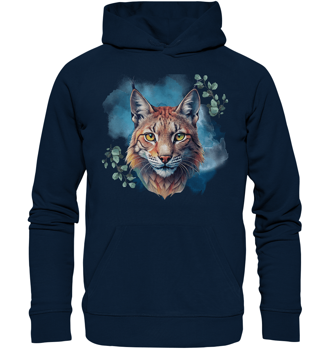 Mystic Lynx - Organic Basic Hoodie - ArtfulShenwyn