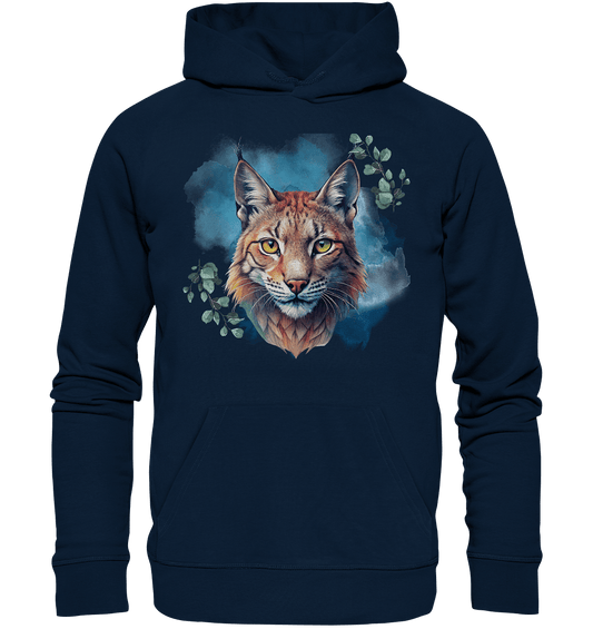 Mystic Lynx - Organic Basic Hoodie - ArtfulShenwyn