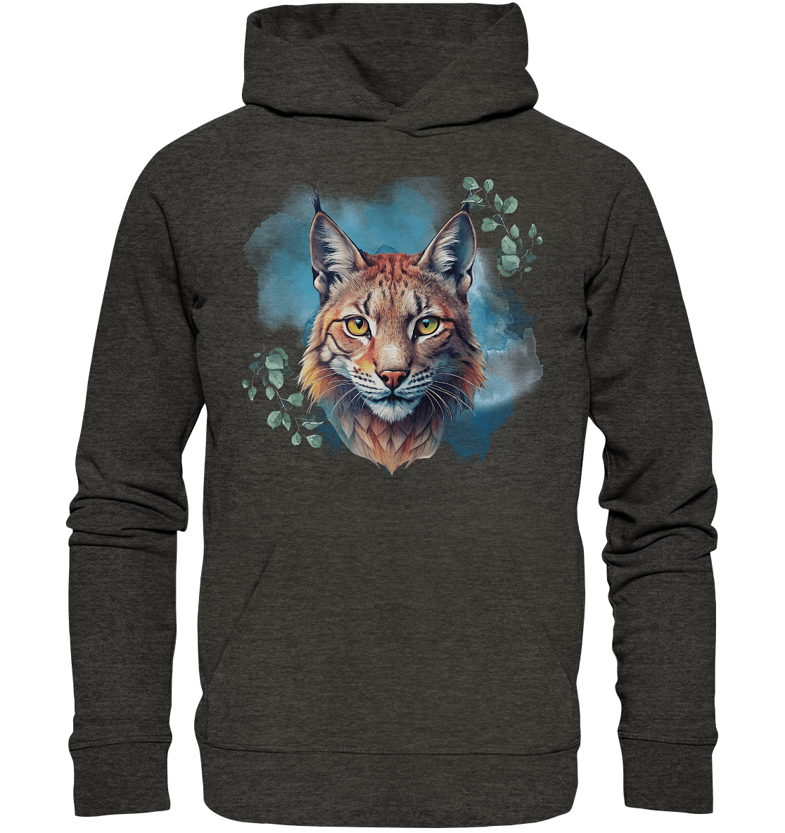 Mystic Lynx - Organic Basic Hoodie - ArtfulShenwyn