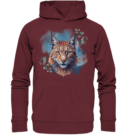 Mystic Lynx - Organic Basic Hoodie - ArtfulShenwyn