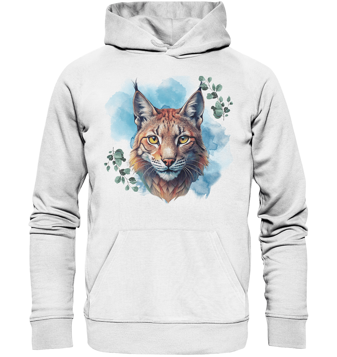 Mystic Lynx - Organic Basic Hoodie - ArtfulShenwyn