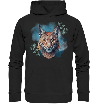 Mystic Lynx - Organic Basic Hoodie - ArtfulShenwyn