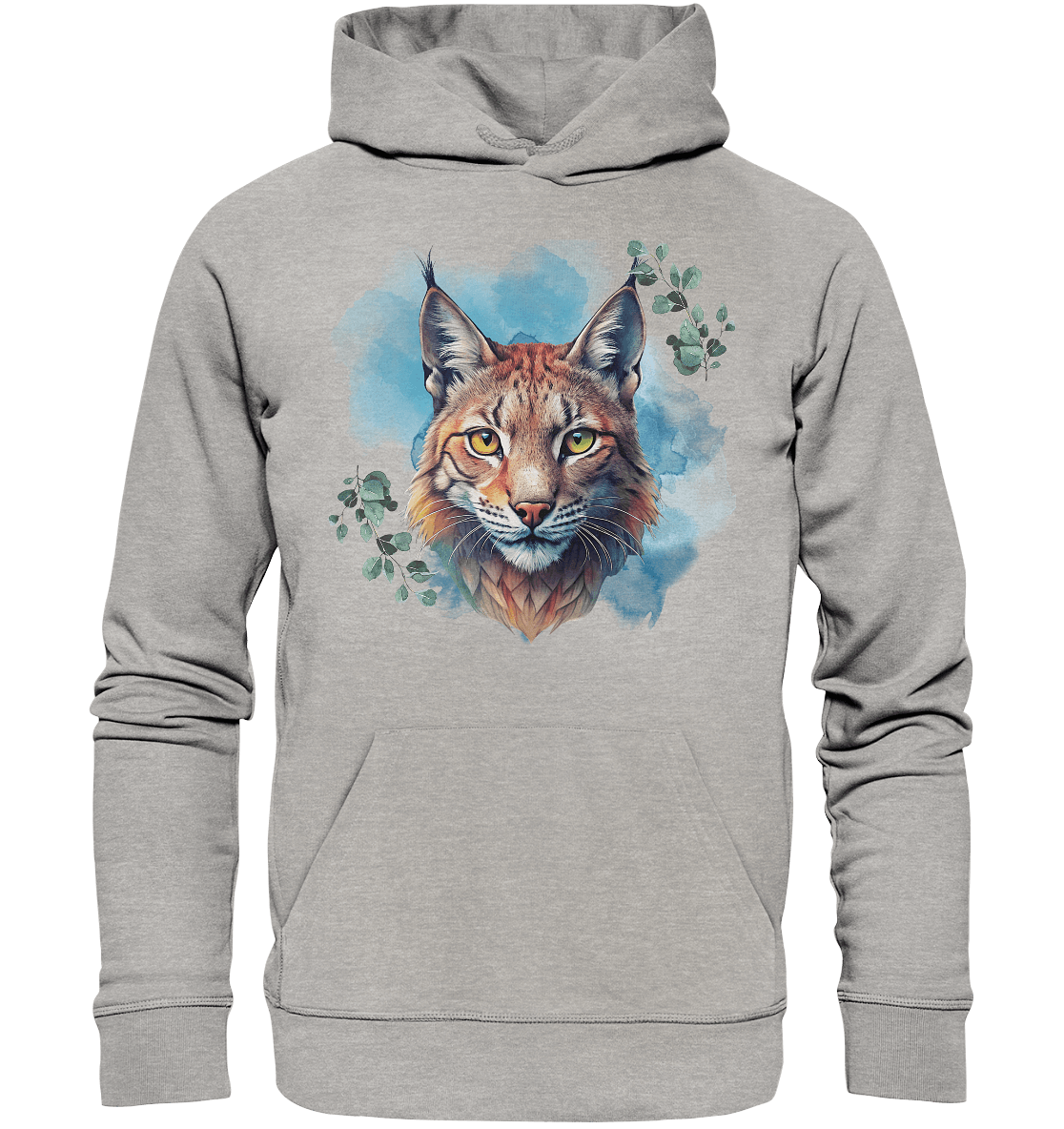 Mystic Lynx - Organic Basic Hoodie - ArtfulShenwyn