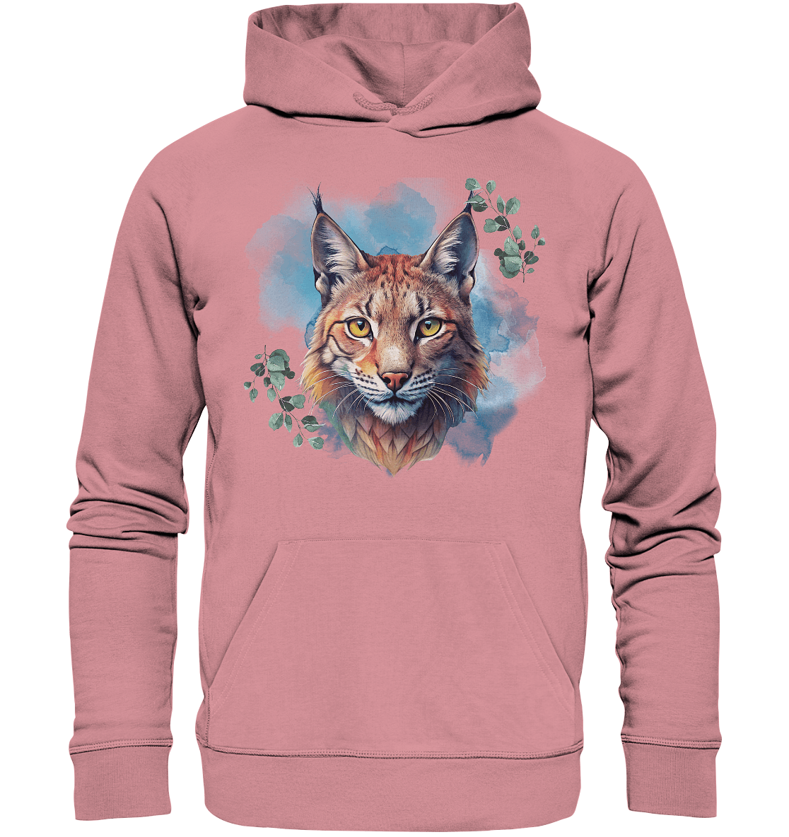 Mystic Lynx - Organic Basic Hoodie - ArtfulShenwyn