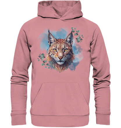 Mystic Lynx - Organic Basic Hoodie - ArtfulShenwyn