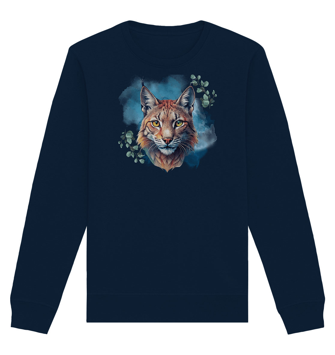 Mystic Lynx - Organic Basic Unisex Sweatshirt - ArtfulShenwyn