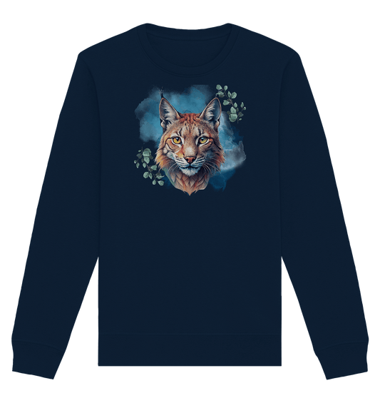 Mystic Lynx - Organic Basic Unisex Sweatshirt - ArtfulShenwyn