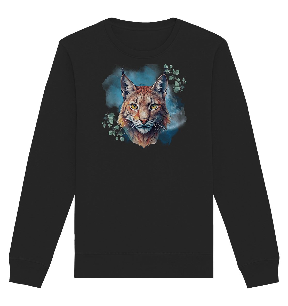 Mystic Lynx - Organic Basic Unisex Sweatshirt - ArtfulShenwyn