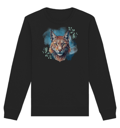 Mystic Lynx - Organic Basic Unisex Sweatshirt - ArtfulShenwyn