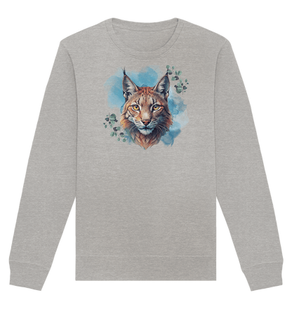 Mystic Lynx - Organic Basic Unisex Sweatshirt - ArtfulShenwyn