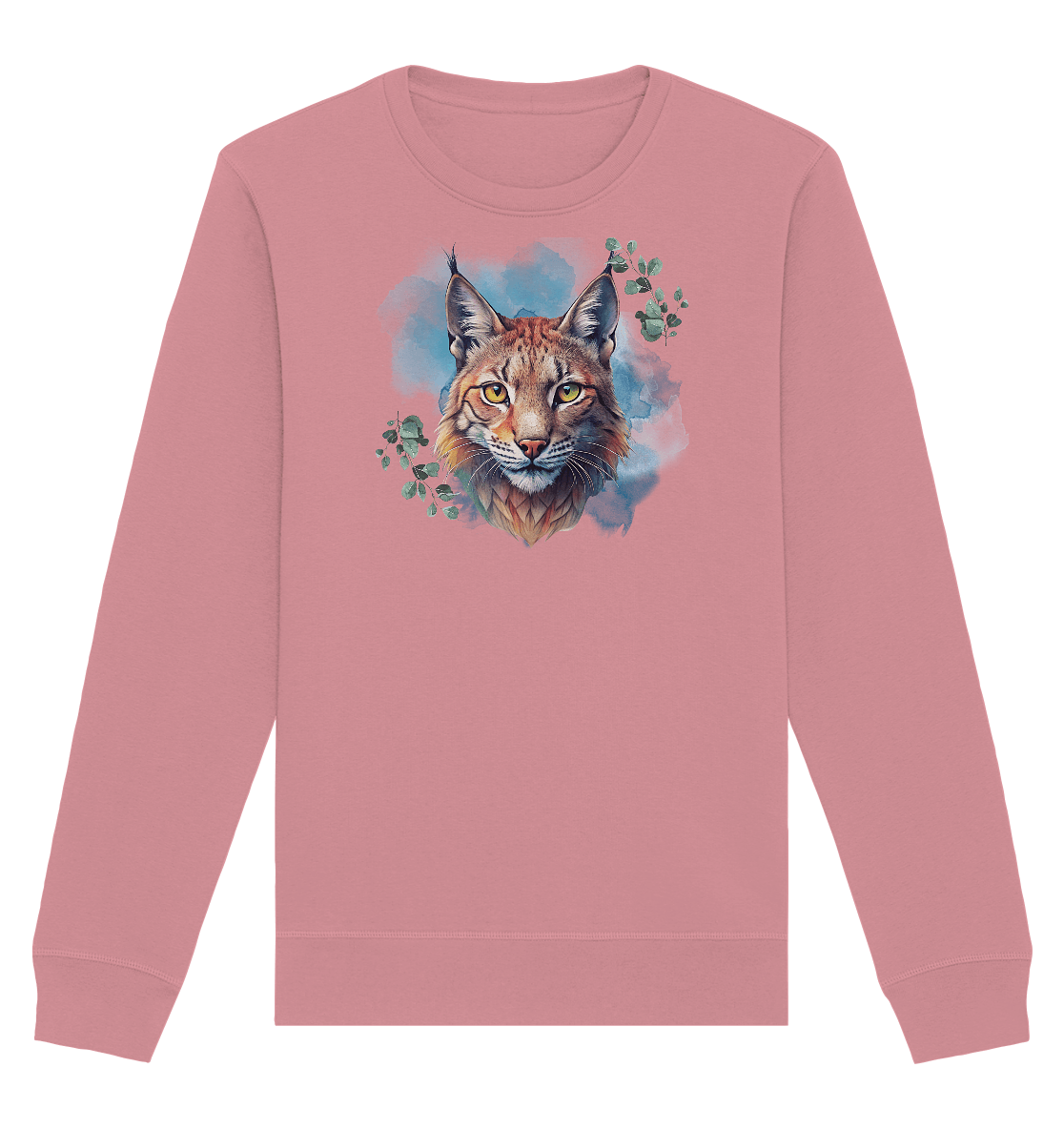 Mystic Lynx - Organic Basic Unisex Sweatshirt - ArtfulShenwyn