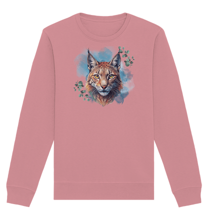 Mystic Lynx - Organic Basic Unisex Sweatshirt - ArtfulShenwyn