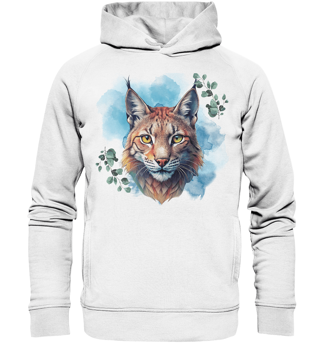 Mystic Lynx - Organic Fashion Hoodie - ArtfulShenwyn