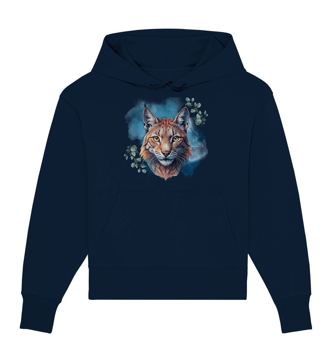 Mystic Lynx - Organic Oversize Hoodie - ArtfulShenwyn