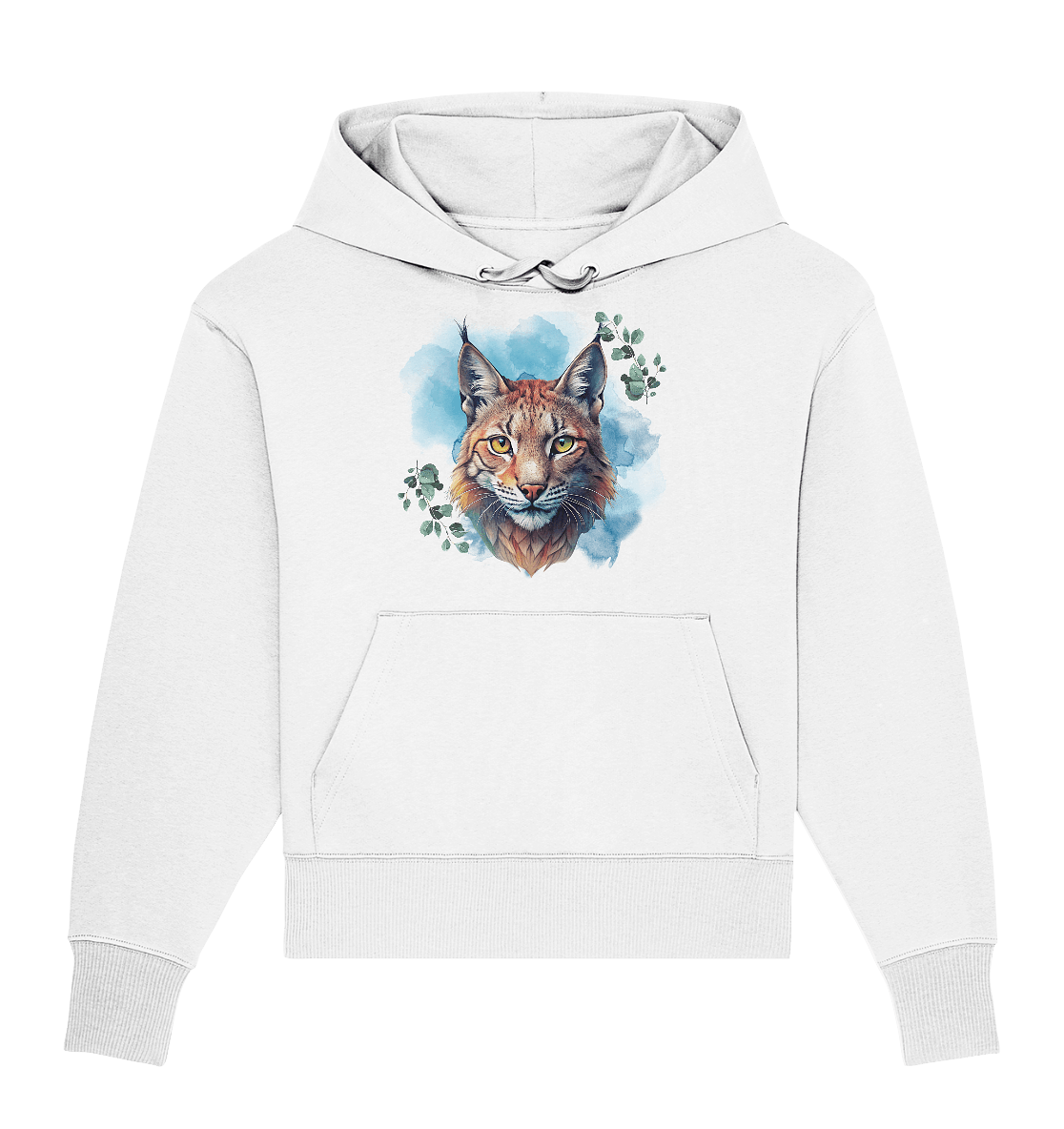 Mystic Lynx - Organic Oversize Hoodie - ArtfulShenwyn