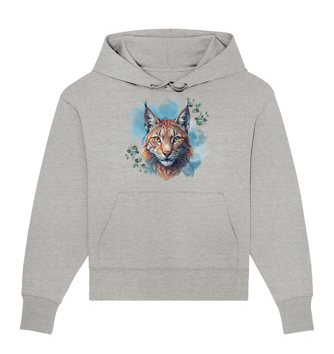 Mystic Lynx - Organic Oversize Hoodie - ArtfulShenwyn