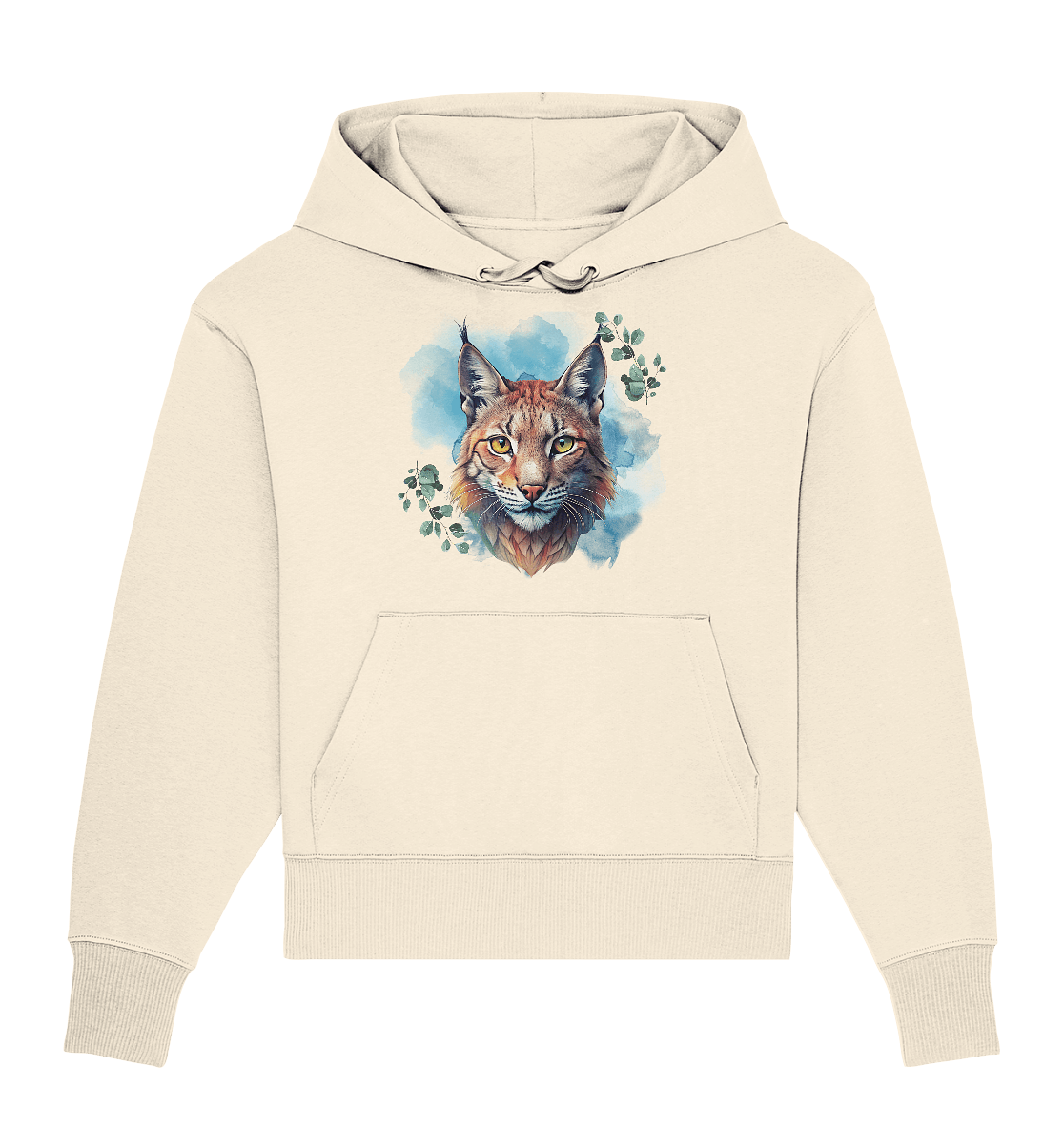 Mystic Lynx - Organic Oversize Hoodie - ArtfulShenwyn