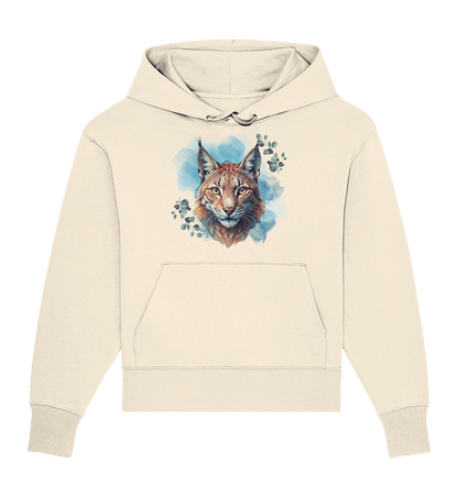 Mystic Lynx - Organic Oversize Hoodie - ArtfulShenwyn