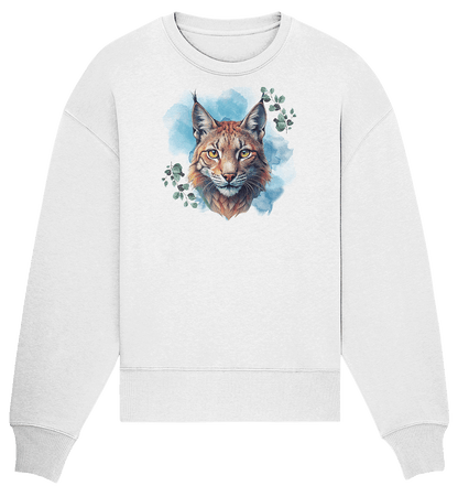 Mystic Lynx - Organic Oversize Sweatshirt - ArtfulShenwyn