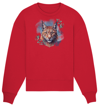 Mystic Lynx - Organic Oversize Sweatshirt - ArtfulShenwyn