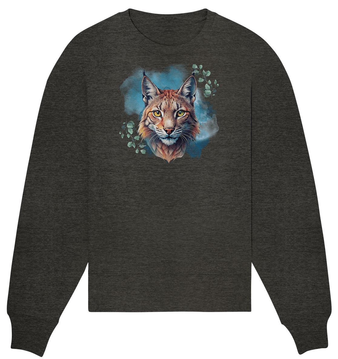 Mystic Lynx - Organic Oversize Sweatshirt - ArtfulShenwyn