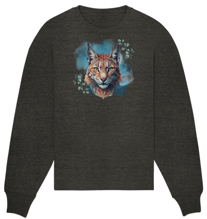 Mystic Lynx - Organic Oversize Sweatshirt - ArtfulShenwyn