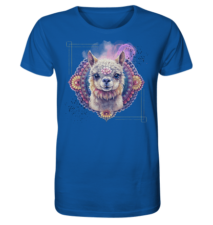 Pink Alpaka Mandala - Organic Basic Shirt - ArtfulShenwyn