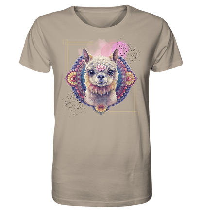 Pink Alpaka Mandala - Organic Shirt - ArtfulShenwyn