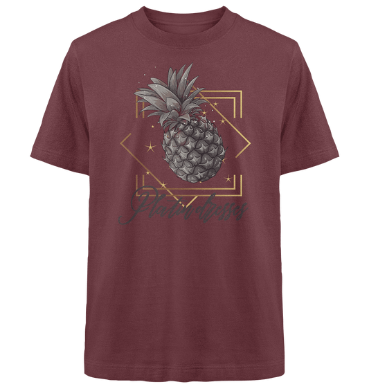 Platin Ananas - Heavy Oversized Organic Shirt - ArtfulShenwyn