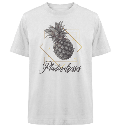 Platin Ananas - Heavy Oversized Organic Shirt - ArtfulShenwyn