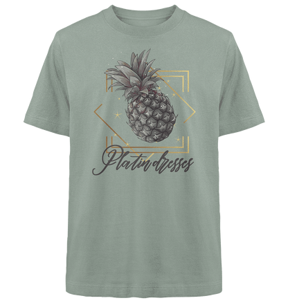 Platin Ananas - Heavy Oversized Organic Shirt - ArtfulShenwyn