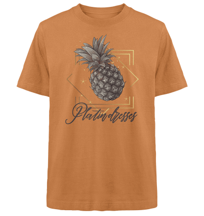 Platin Ananas - Heavy Oversized Organic Shirt - ArtfulShenwyn