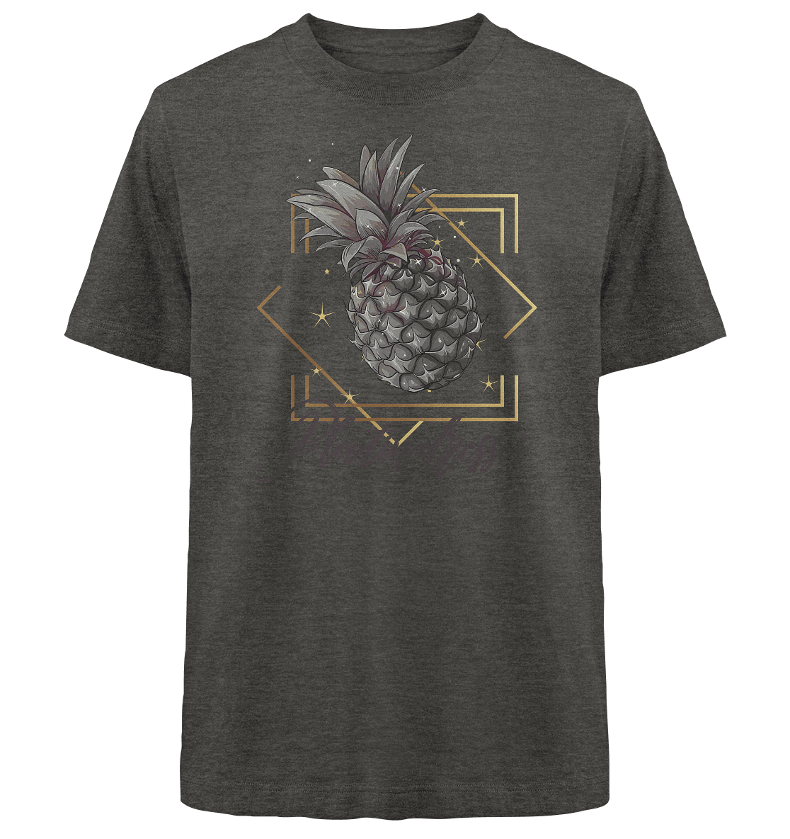 Platin Ananas - Heavy Oversized Organic Shirt - ArtfulShenwyn