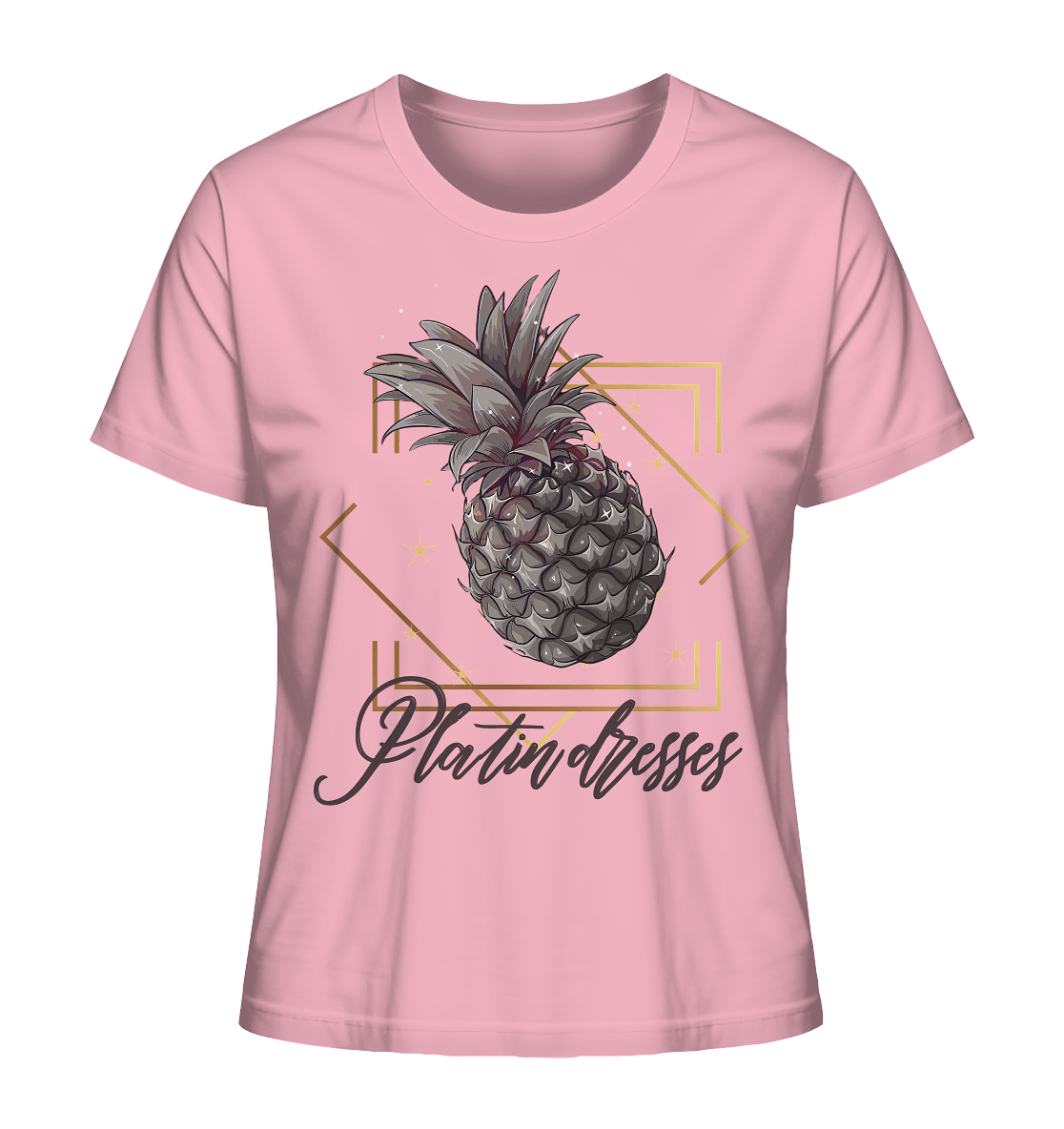 Platin Ananas - Ladies Organic Shirt - ArtfulShenwyn