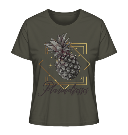 Platin Ananas - Ladies Organic Shirt - ArtfulShenwyn