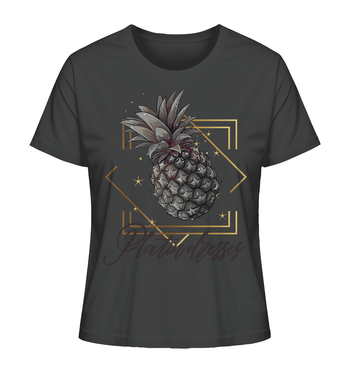 Platin Ananas - Ladies Organic Shirt - ArtfulShenwyn