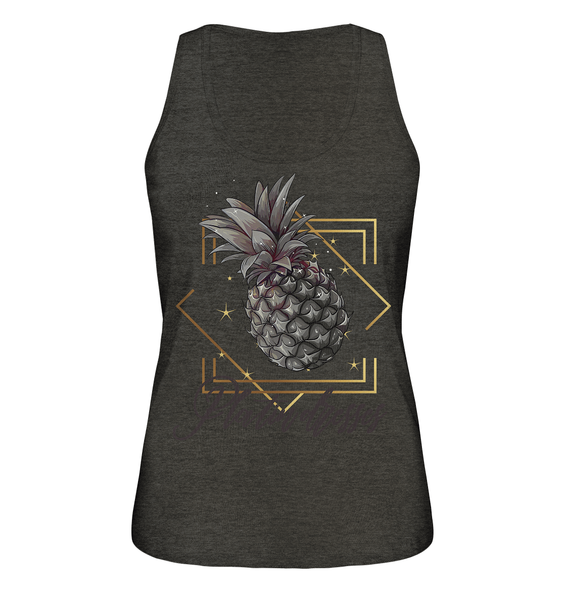 Platin Ananas - Ladies Organic Tank-Top - ArtfulShenwyn