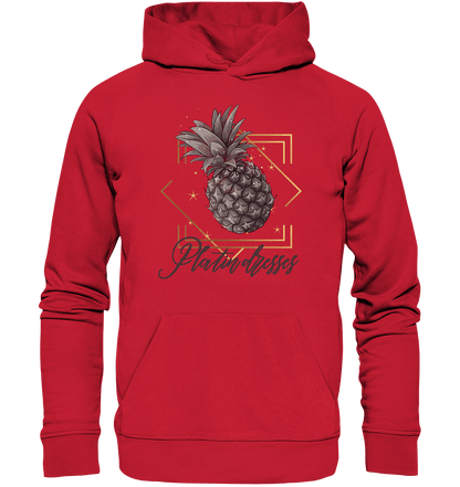 Platin Ananas - Organic Basic Hoodie - ArtfulShenwyn