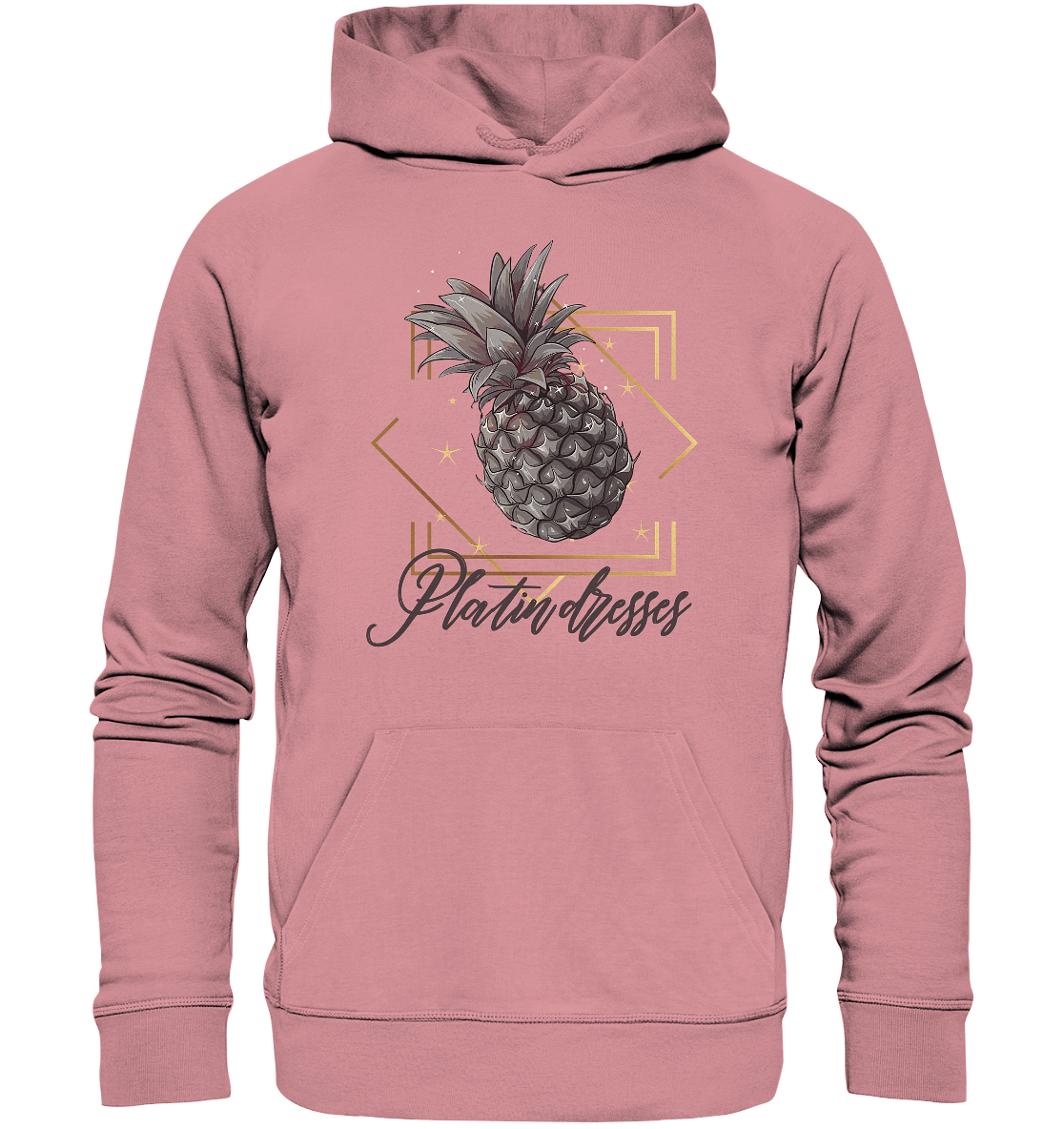 Platin Ananas - Organic Basic Hoodie - ArtfulShenwyn